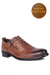 Erkan Kaban 801 167 Erkek Taba Deri Klasik Büyük & Küçük Numara Ayakkabı - 3